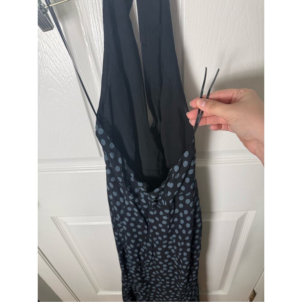 Reformation Noele Dress in Cosmic Dot 6 - Picture 4 of 8